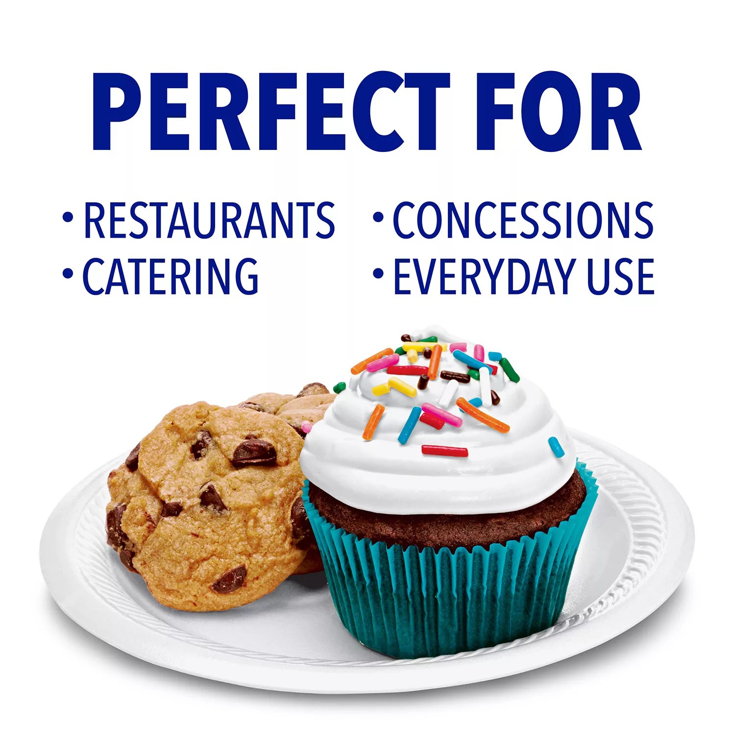 Hefty Supreme Foam Disposable Snack Plates, 6", 320 ct. Jarasim